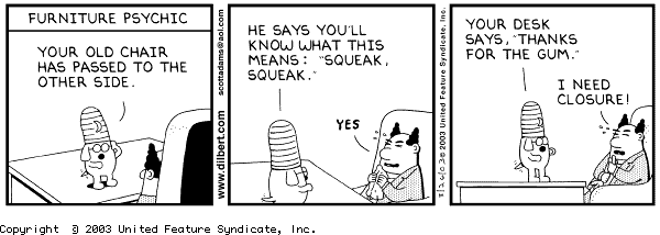 Furniture Psychic